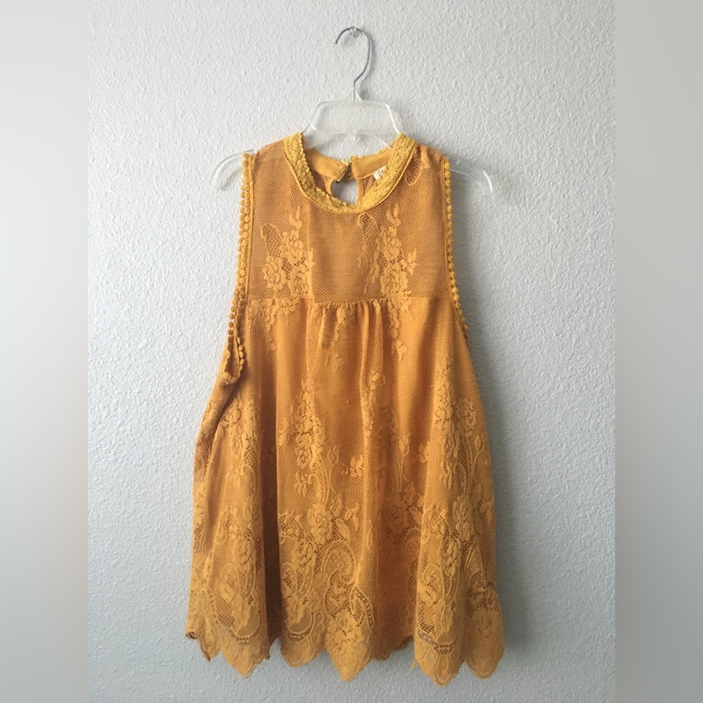 Yellow blouse